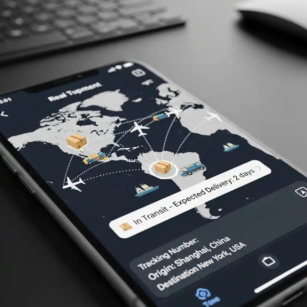تتبع الشحن مع رسـل للشحن الدولي