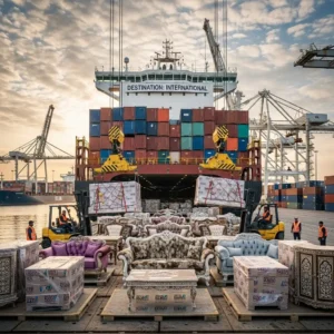 شحن أثاث تركي