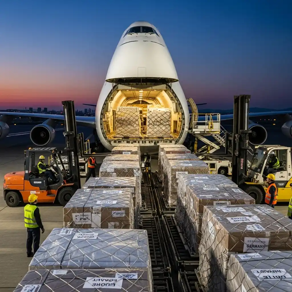 شحن طرود لأوروبا