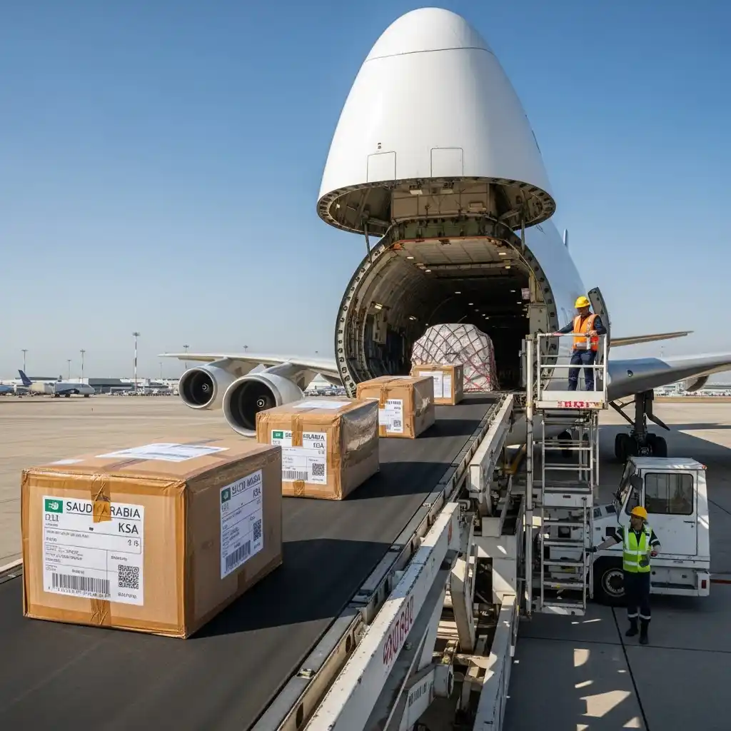 شحن طرود للسعودية