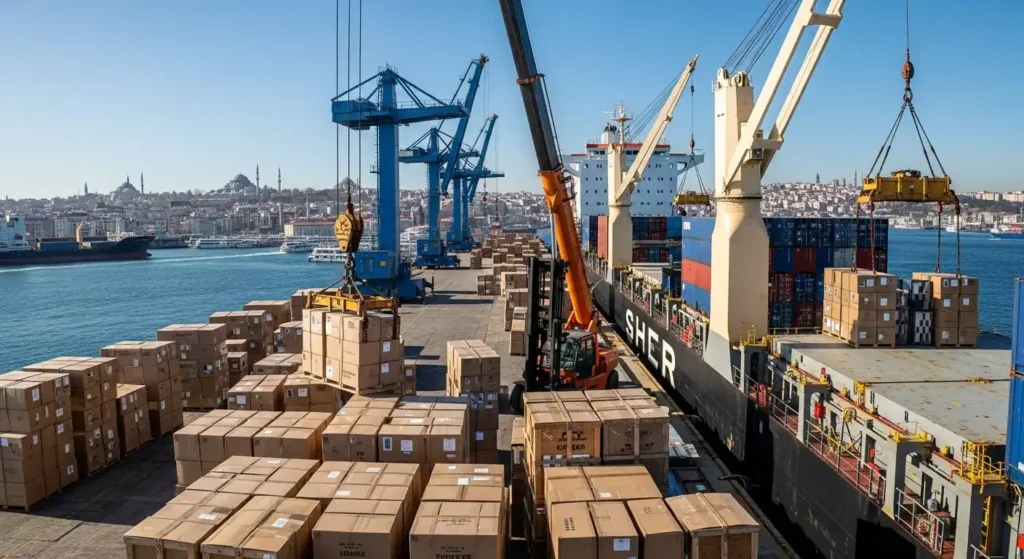 شحن ملابس للخليج من إسطنبول